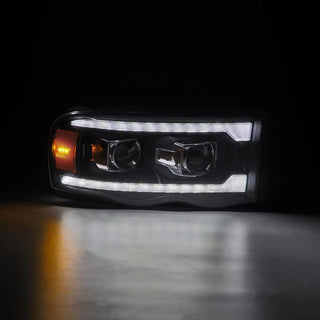 02-05 Dodge Ram LUXX-Series LED Projector Headlights Black | AlphaRex