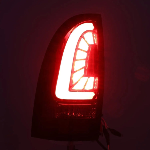 05-15 Toyota Tacoma PRO-Series LED Tail Lights Jet Black | AlphaRex