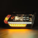 09-18 Ram Truck LUXX-Series (5th Gen 2500 Style) LED Projector Headlights Alpha-Black | AlphaRex