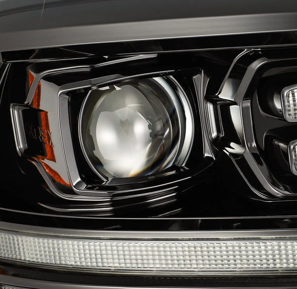 09-18 Ram Truck LUXX-Series (5th Gen 2500 Style) LED Projector Headlights Alpha-Black | AlphaRex