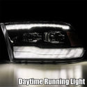 09-18 Ram Truck LUXX-Series LED Projector Headlights Alpha-Black | AlphaRex