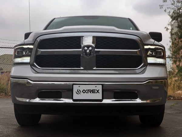 09-18 Ram Truck LUXX-Series LED Projector Headlights Alpha-Black | AlphaRex