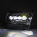 09-18 Ram Truck (MK II 5th Gen 2500 Style) NOVA-Series LED Projector Headlights Black | AlphaRex