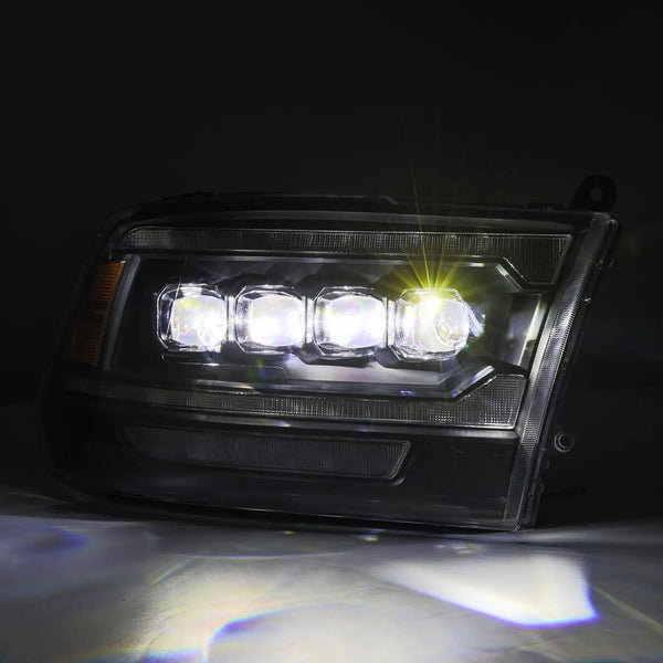 09-18 Ram Truck (MK II 5th Gen 2500 Style) NOVA-Series LED Projector Headlights Black | AlphaRex