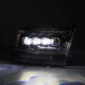 09-18 Ram Truck (MK II 5th Gen 2500 Style) NOVA-Series LED Projector Headlights Black | AlphaRex