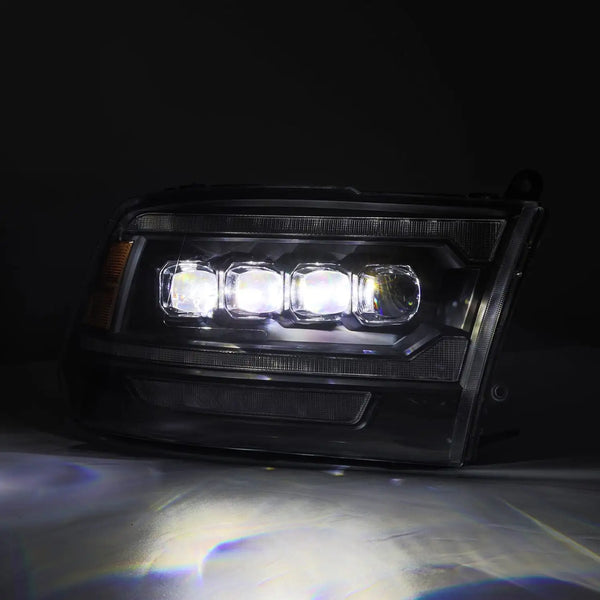09-18 Ram Truck (MK II 5th Gen 2500 Style) NOVA-Series LED Projector Headlights Black | AlphaRex