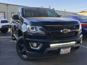 2014-2020 Chevy Colorado 32" Lower Bumper Hidden LED Light Bar Brackets/Combo - Cali Raised LED