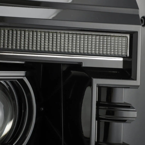 11-16 Ford Super Duty LUXX-Series LED Projector Headlights Alpha-Black | AlphaRex