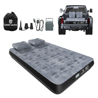 Buy gray Umbrauto 5.5-6.5 ft Square Truck Bed Air Mattress with Wireless Rechargeable Pump Inflatable Full Size Pickup  Air Mattress