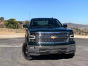 14-15 Chevrolet Silverado LUXX-Series LED Projector Headlights Alpha-Black | AlphaRex