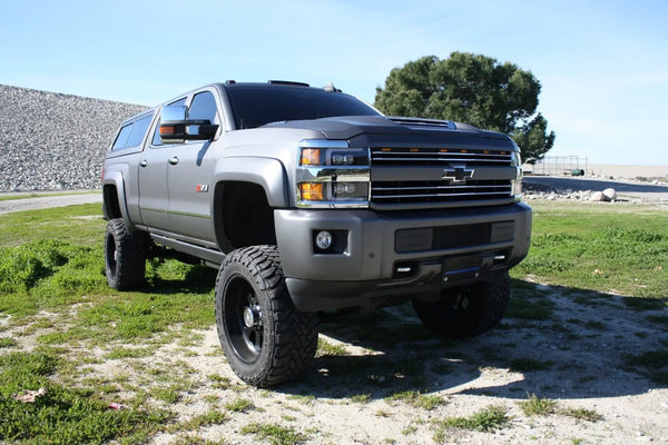 15-19 Chevrolet Silverado 2500HD/3500HD MK II NOVA-Series LED Projector Headlights Black | AlphaRex