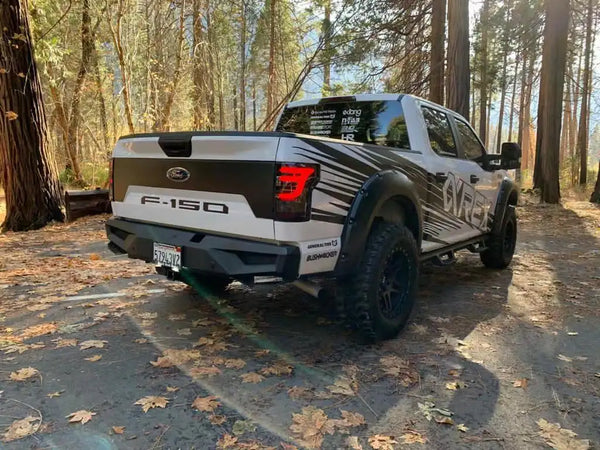 15-20 Ford F150 PRO-Series LED Tail Lights Red Smoke | AlphaRex