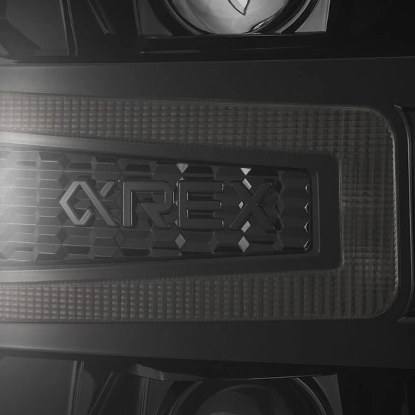 16-18 Chevrolet Silverado 1500 LUXX-Series LED Projector Headlights Alpha-Black | AlphaRex