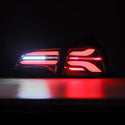 17-23 Tesla Model 3 / 20-24 Model Y (Without Stock Amber Turn Signal) PRO-Series LED Tail Lights Jet Black | AlphaRex
