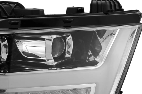 19-24 Ram 1500 PRO-Series Halogen Projector Headlights Chrome | AlphaRex