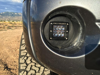 2005-2011 Toyota Tacoma LED Fog Light Pod Replacements Brackets/Combo - Cali Raised LED