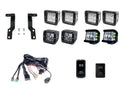 2005-2015 Toyota Tacoma Low Profile LED Ditch Light Brackets/Combo - Cali Raised LED
