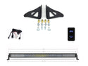 52" Curved LED Light Bar Roof Brackets Kit For 2005-2023 Toyota Tacoma