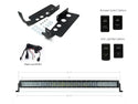 42" Hidden Grille Curved LED Light Bar Brackets Kit For 2014-2021 Toyota Tundra