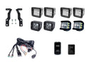 2016-2020 Toyota Tacoma Low Profile Ditch Light Brackets/Combo - Cali Raised LED