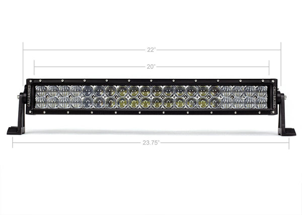 2010-2018 Dodge 2500/3500 22" Bumper Hidden LED Light Bar Brackets/Combo - Cali Raised LED