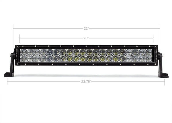 2010-2018 Dodge 2500/3500 22" Bumper Hidden LED Light Bar Brackets/Combo - Cali Raised LED
