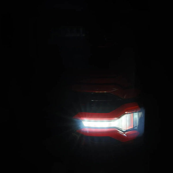 21-23 Ford F150/F150 Raptor LUXX-Series LED Tail Lights Black-Red | AlphaRex