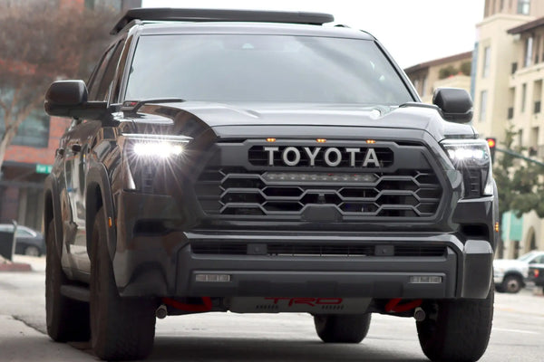 22-25 Toyota Tundra/Sequoia NOVA-Series LED Projector Headlights Alpha-Black | AlphaRex