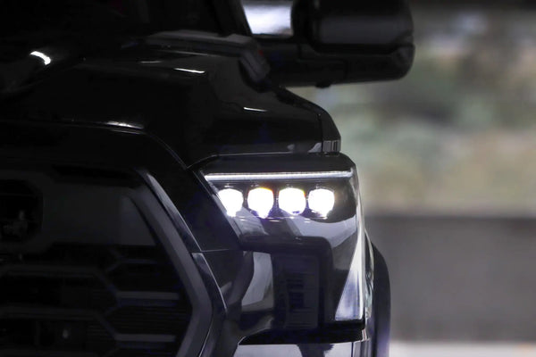 22-25 Toyota Tundra/Sequoia NOVA-Series LED Projector Headlights Alpha-Black | AlphaRex