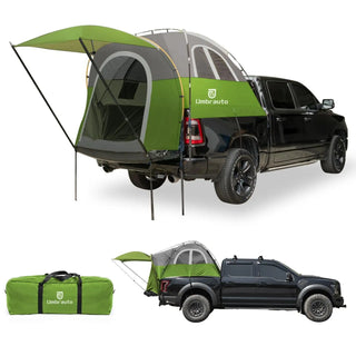 Buy green Umbrauto Truck Bed Tent with Awning,Fits 5.5-5.8 ft Truck Beds | PU3000mm Waterproof Pickup Tent
