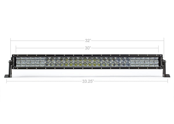 2003-2009 Toyota 4Runner 32" Lower Bumper Hidden LED Light Bar Brackets/Combo - Cali Raised LED