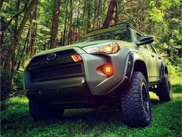 2014-2020 Toyota 4Runner LED Fog Light Pod Replacements Brackets/Combo - Cali Raised LED