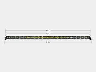 42" Slim Single Row LED Bar