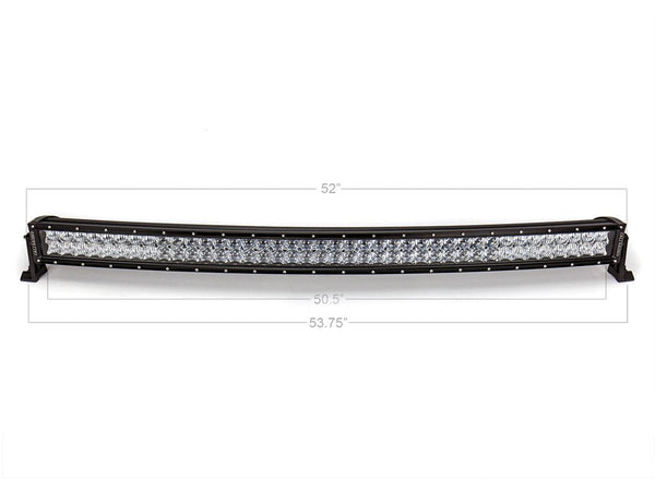 52" Curved LED Light Bar Roof Brackets Kit For 2003-2024 Toyota 4Runner