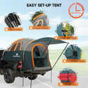 Umbrauto Truck Bed Tent with Awning,Fits 6.4-6.7 ft Truck Beds | PU3000mm Waterproof Pickup Tent