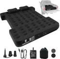 Umbrauto 5.5-5.8FT Full Size Truck Bed Mattress with Detachable Pump,Black/Grey