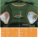 Umbrauto 5.5-5.8FT Truck Bed Tent for 2 Person | 10-Min Quick Setup Waterproof PU3000 Camping Tent for Pickup Trucks