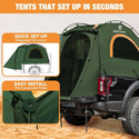 Umbrauto 5.5-5.8FT Truck Bed Tent for 2 Person | 10-Min Quick Setup Waterproof PU3000 Camping Tent for Pickup Trucks