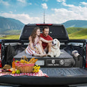 Umbrauto T Shape Truck Bed Air Mattress Inflatable 5.5-5.8ft Short Truck Air Mattress for Camping