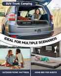 Umbrauto Thickened  SUV Back Trunk Air Mattress 3.0,Khaki Grey