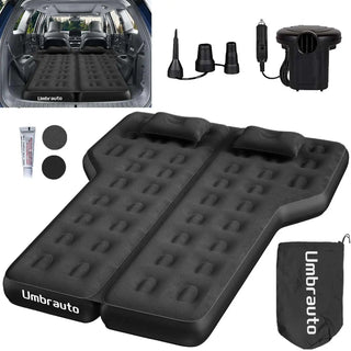 Umbrauto Thickened  SUV Back Trunk Air Mattress 3.0,Black