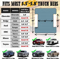 Umbrauto 5.5-5.8 FT Short Truck Bed Air Mattress 1.0 ,Teal