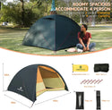 Umbrauto 4 Person Ultralight Camping Tent Waterproof 3-Season Dome Tent for Hiking, Backpacking & Outdoor Adventure
