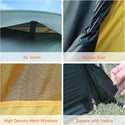Umbrauto 4 Person Ultralight Camping Tent Waterproof 3-Season Dome Tent for Hiking, Backpacking & Outdoor Adventure