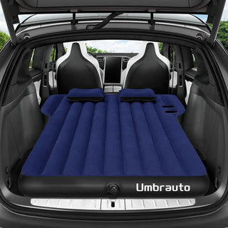 Umbrauto Tesla Y Car Camping SUV Thicken Air Mattress Blue