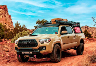 40" Cut-Out Prinsu Roof Rack Slim LED Light Bar Bracket Kit
