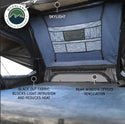 XD Atlas Cantilever ABS Hard Shell Roof Top Tent, Blue Body & Black Rainfly
