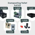 Composting Toilet Starter Kit | BOXIO - TOILET MAX+