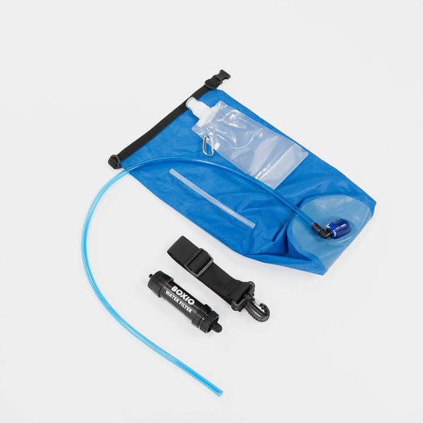 BOXIO WATER FILTER SYSTEM I Water Filter with 1.32 gal Water Bag