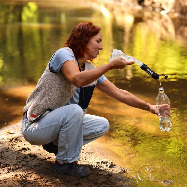 BOXIO WATER FILTER SYSTEM I Water Filter with 1.32 gal Water Bag
